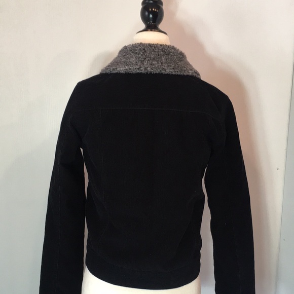 Black cord Billabong short Jacket Sz S - Picture 14 of 16